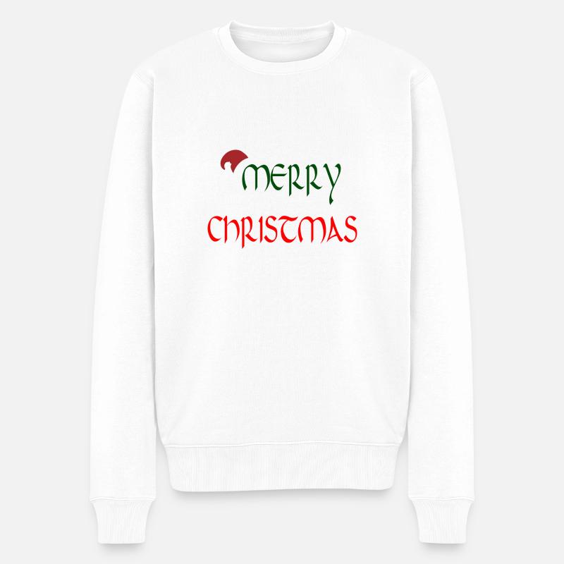 Joyeux Noël. Joyeux Noël - Pull Premium bio Homme - blanc