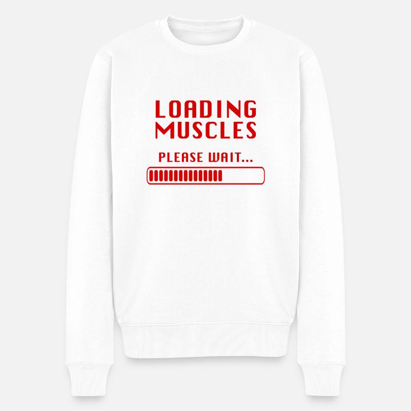 sport - Pull Premium bio Homme - blanc