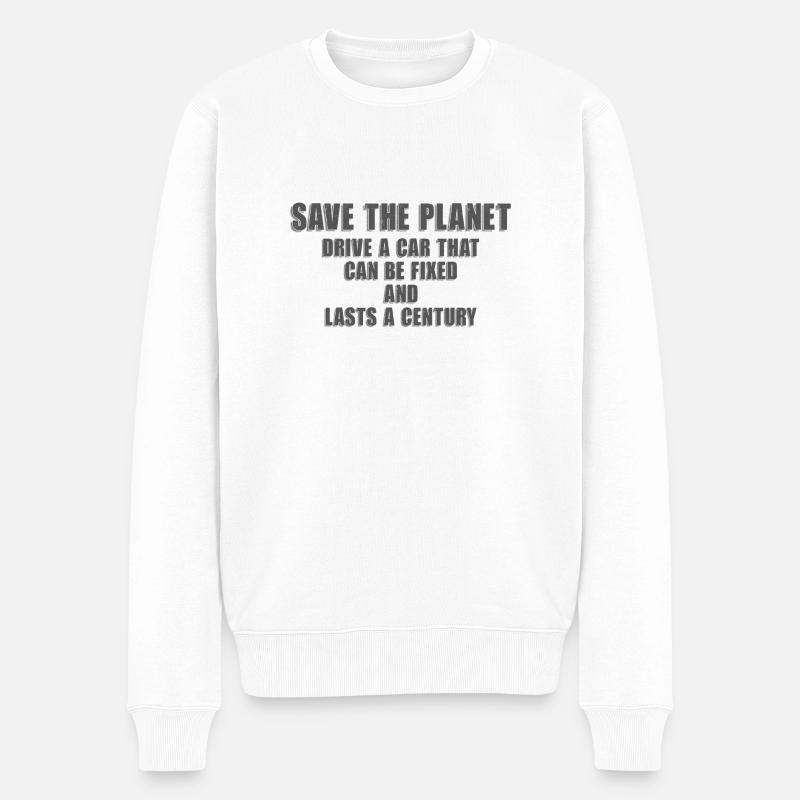 Sauvez la planète - Pull Premium bio Homme - blanc