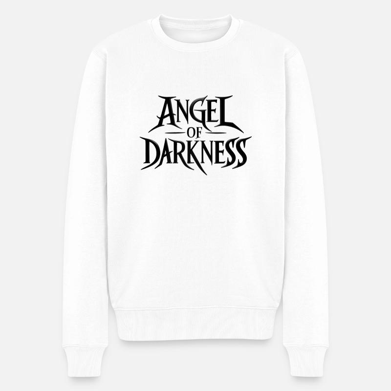 AngelOfDarkness - Männer Premium Bio Pullover - Weiß