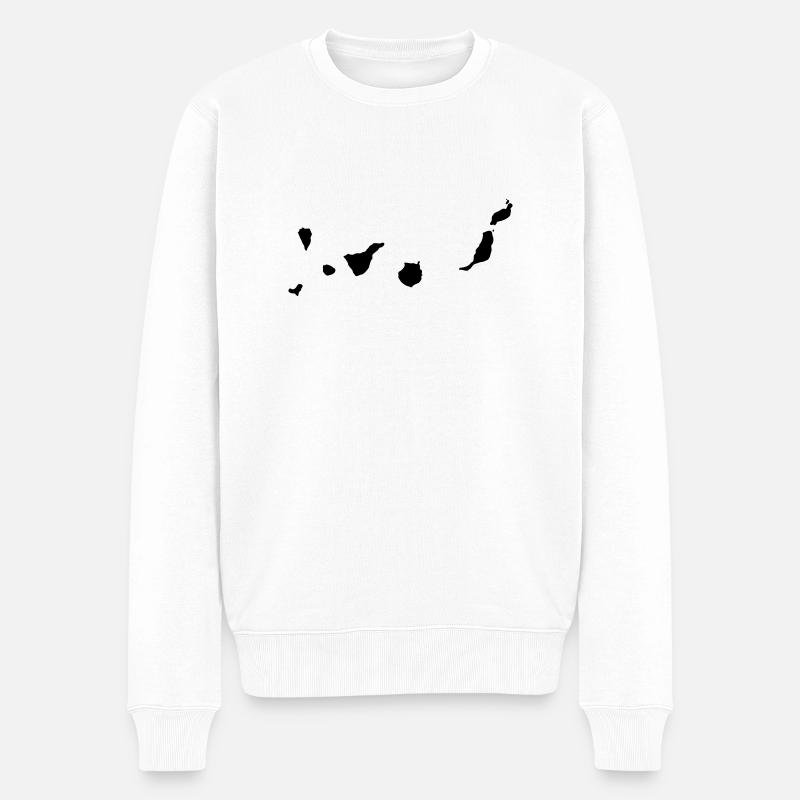 canaries - Pull Premium bio Homme - blanc