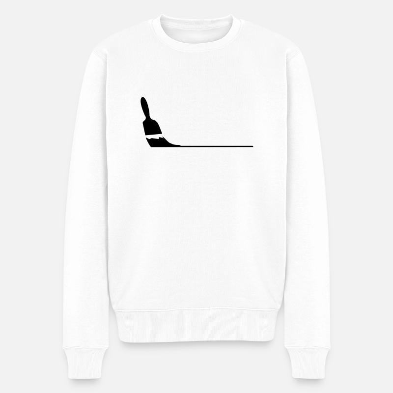 brusch_paint - Pull Premium bio Homme - blanc