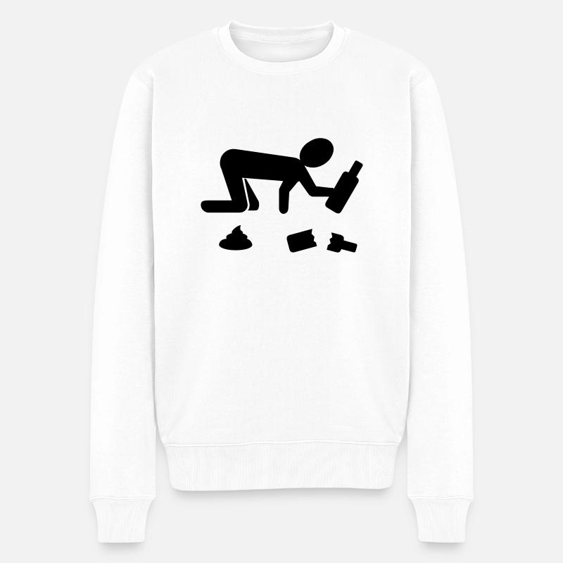 party - Pull Premium bio Homme - blanc