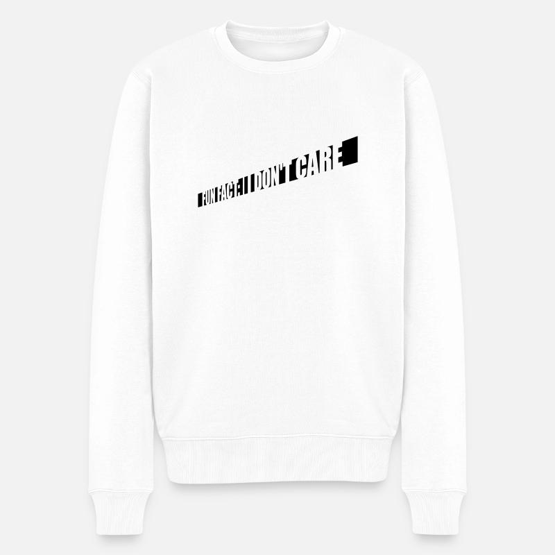 Je me fiche des faits - Pull Premium bio Homme - blanc