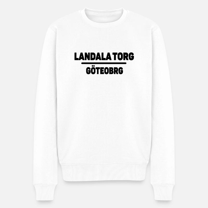 Place Landala - Pull Premium bio Homme - blanc