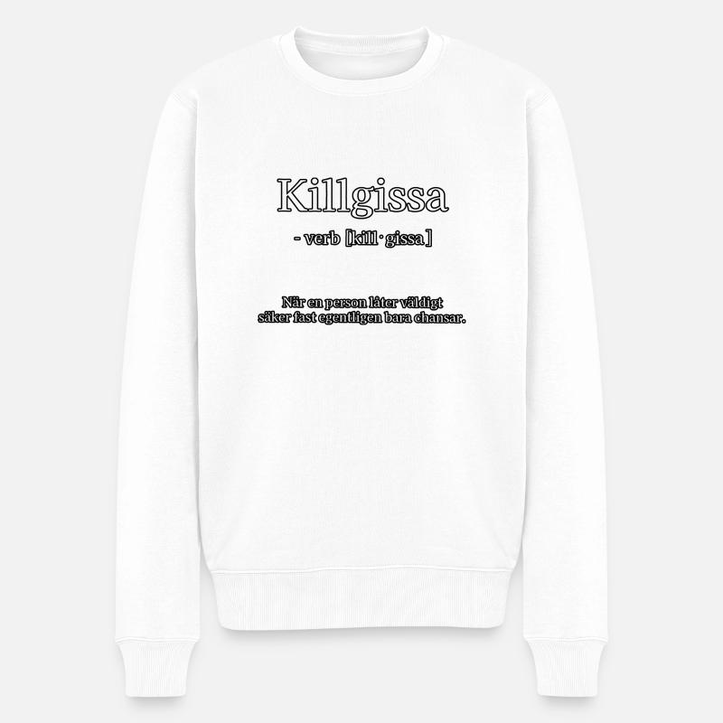 Killgissa - weiß - Männer Premium Bio Pullover - Weiß