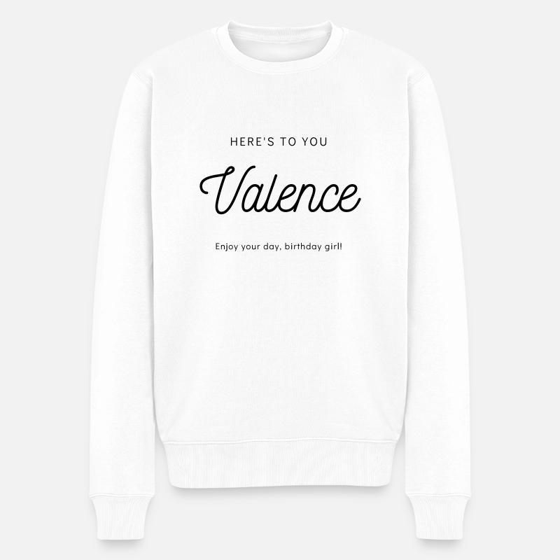 Valence - Pull Premium bio Homme - blanc