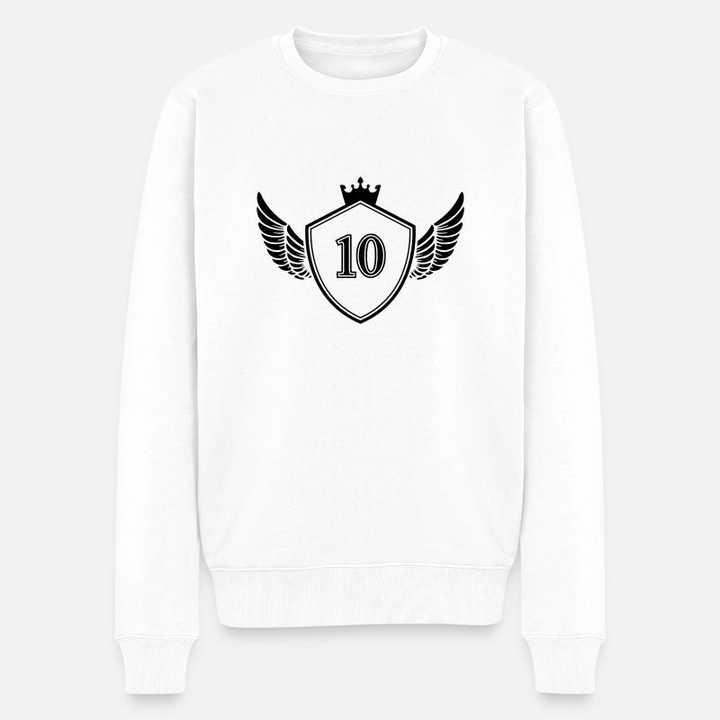 Armoiries 10 - Pull Premium bio Homme - blanc