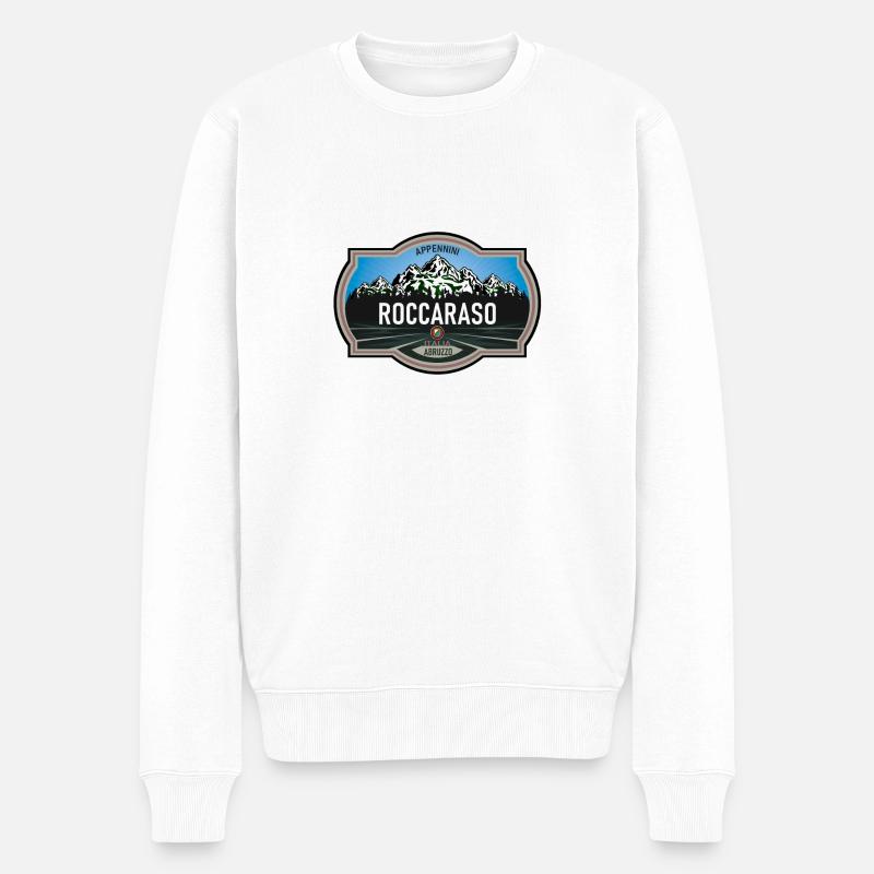 Roccaraso Abruzzes - Pull Premium bio Homme - blanc