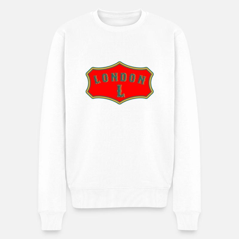 Londres - Pull Premium bio Homme - blanc