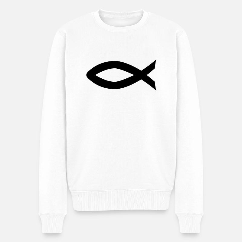Christianisme - Pull Premium bio Homme - blanc