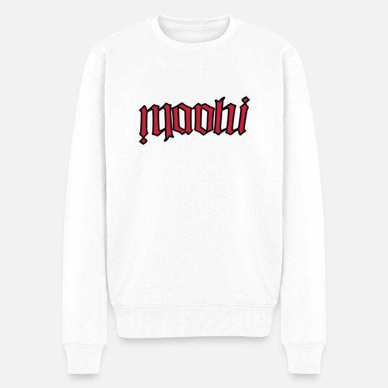 maohi - Männer Premium Bio Pullover - Weiß