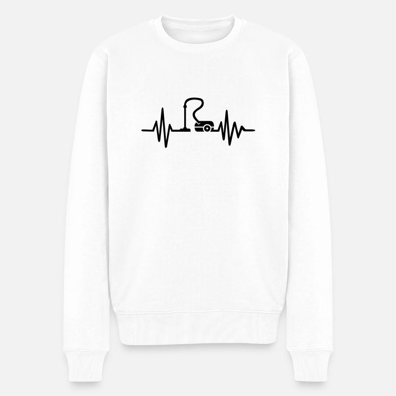 Nettoyer - Pull Premium bio Homme - blanc