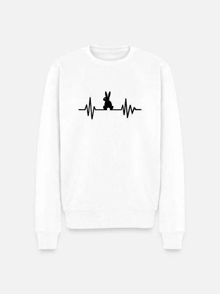 Bunny - Men's Premium Organic Jumper - white