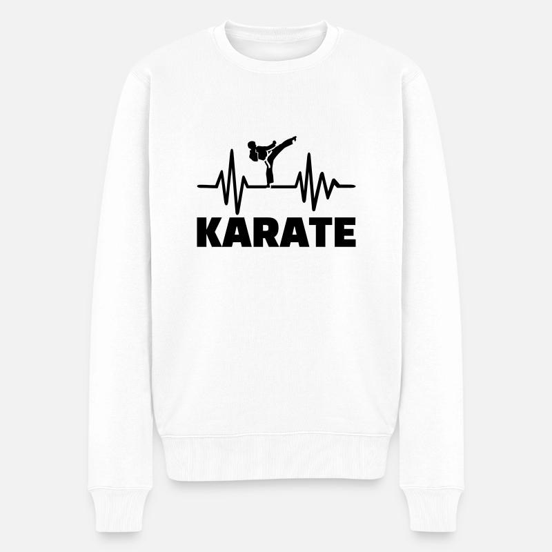 Karaté - Pull Premium bio Homme - blanc