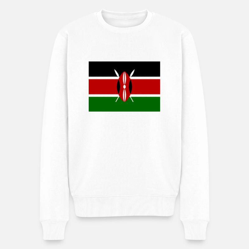 Kenya - Pull Premium bio Homme - blanc