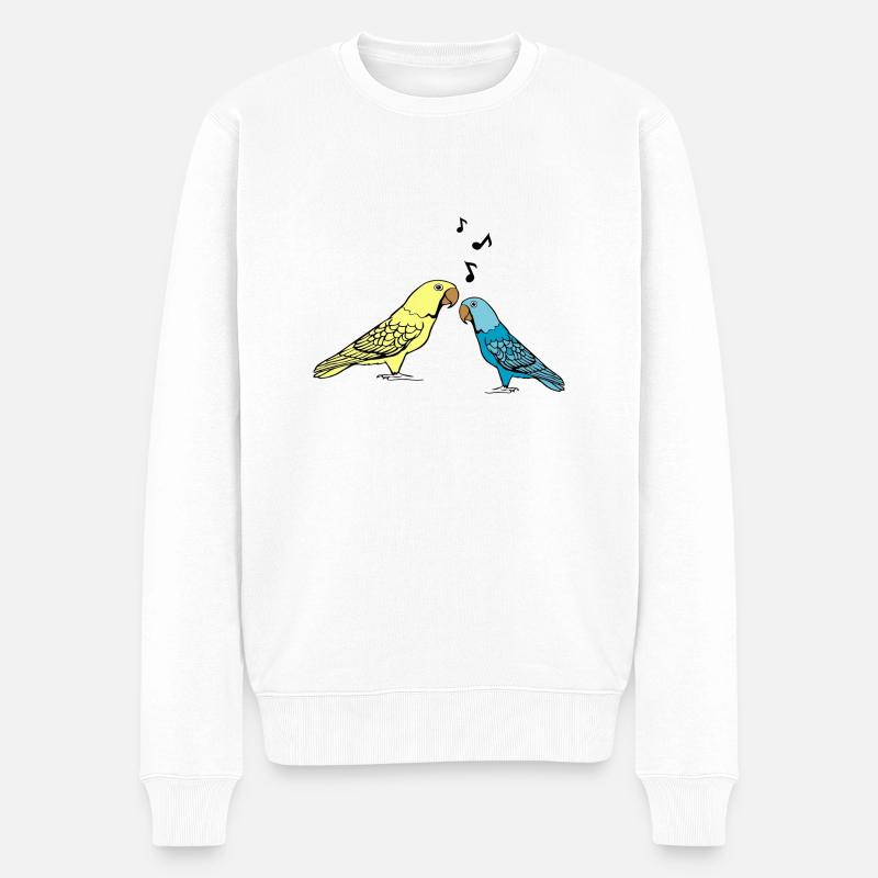 Budgie Wellens perrtich - Pull Premium bio Homme - blanc