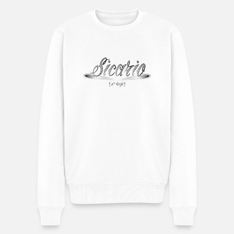 Sicario dos-santos-fashion - Männer Premium Bio Pullover - Weiß