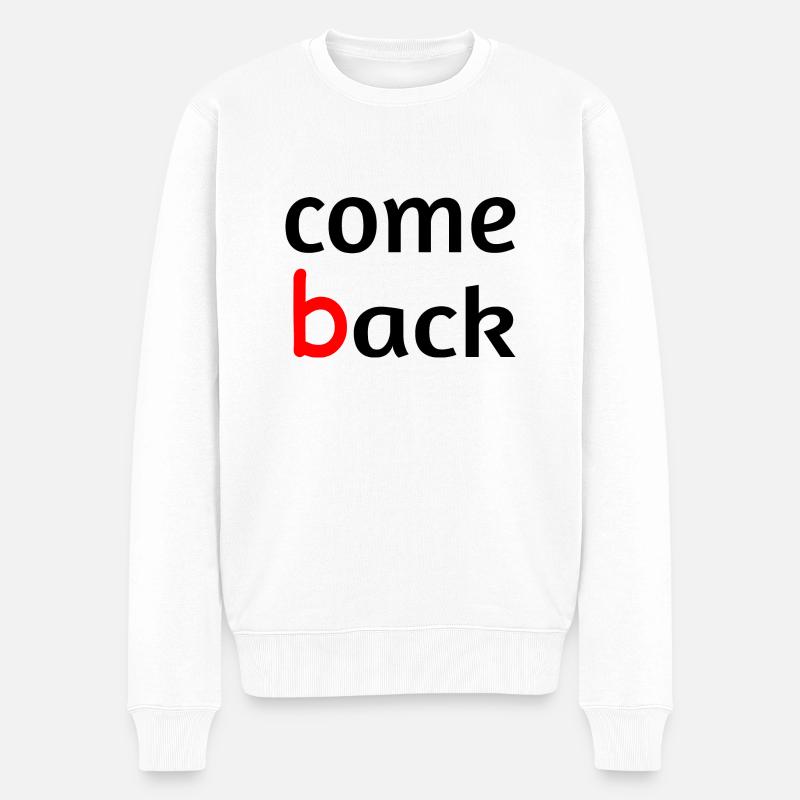 Reviens - Pull Premium bio Homme - blanc