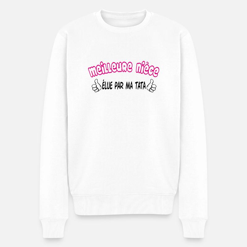 Meilleure nièce - Pull Premium bio Homme - blanc