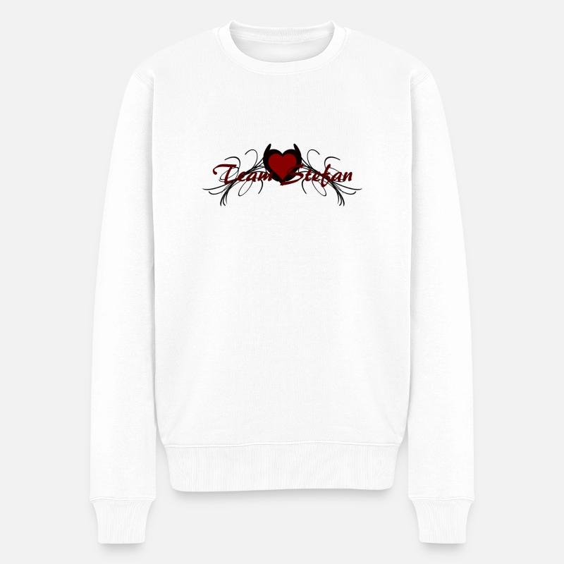 team stefan - Pull Premium bio Homme - blanc