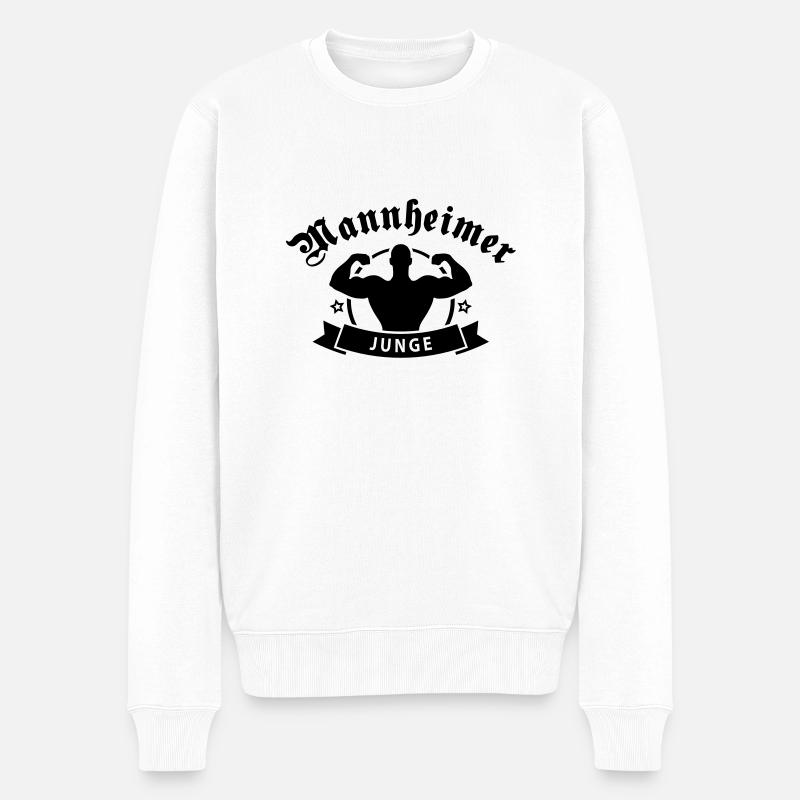 mannheimer_junge2011a - Pull Premium bio Homme - blanc