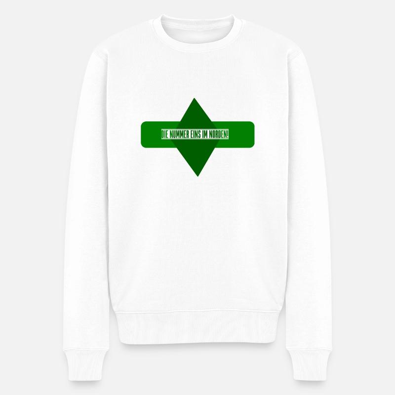 Brême - Pull Premium bio Homme - blanc