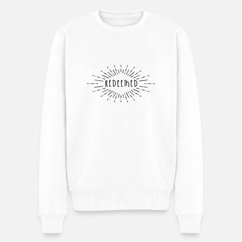 Redeemed3 N - Pull Premium bio Homme - blanc