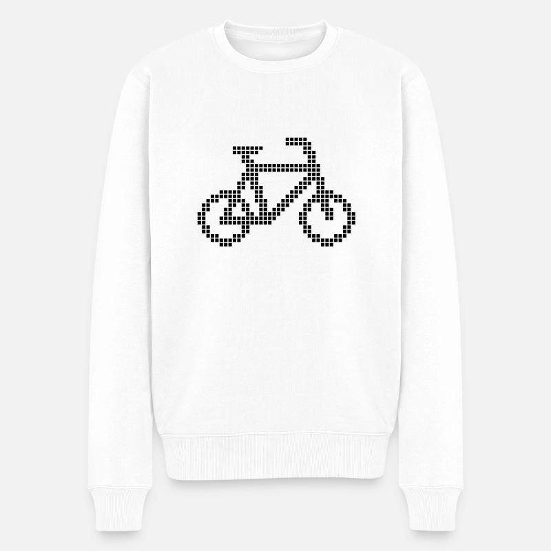 Bicyclette - Vélo - Pull Premium bio Homme - blanc