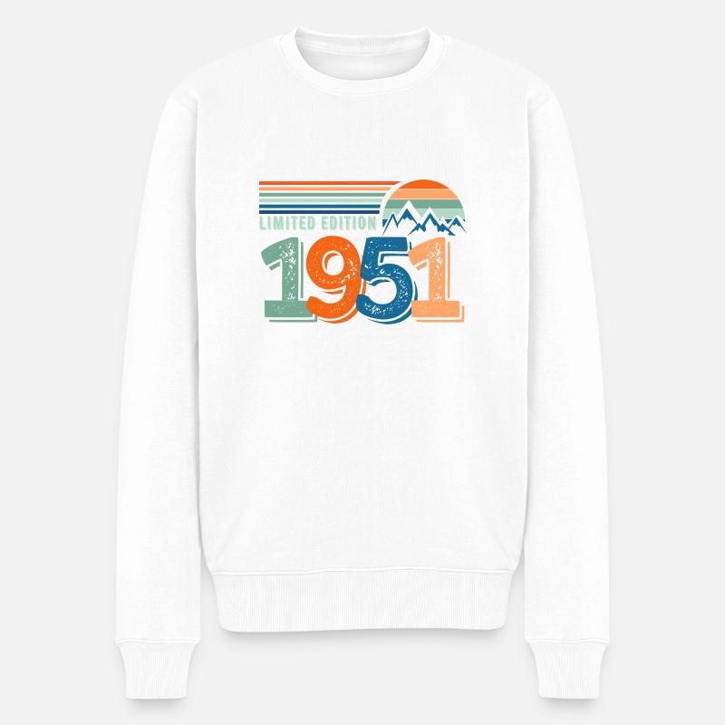 Limited edition 1951 - Pull Premium bio Homme - blanc