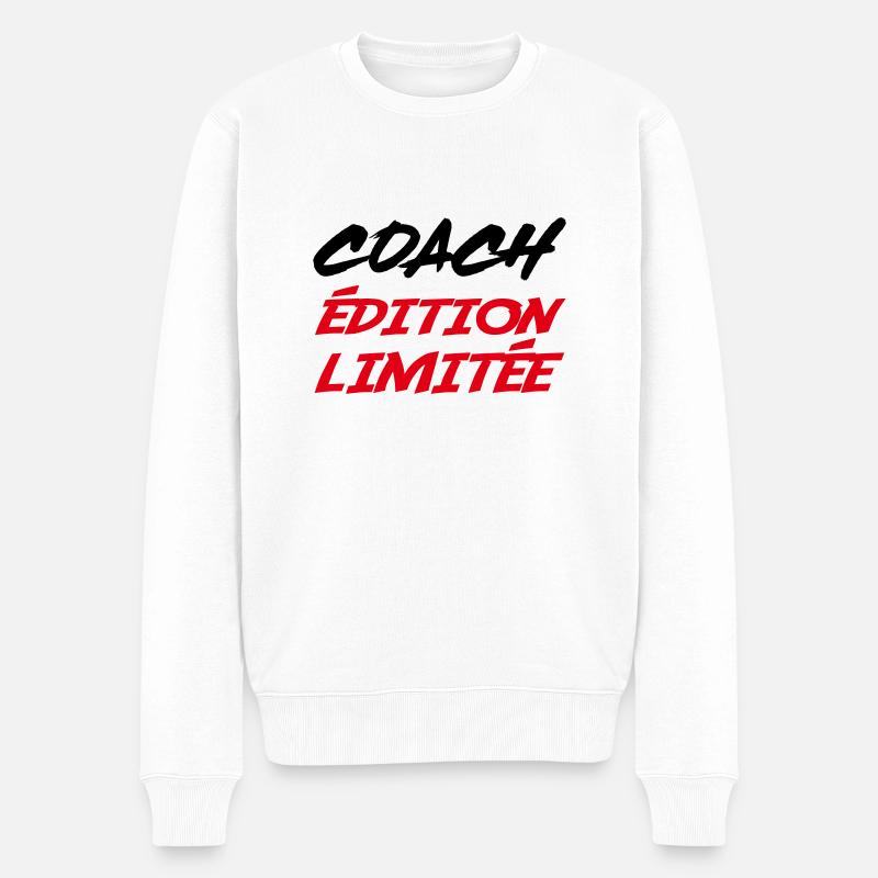 COACH édition limitée - Pull Premium bio Homme - blanc