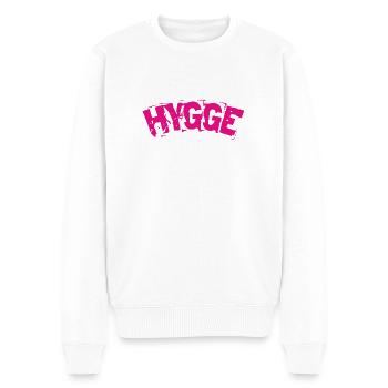 Hygge Scandinavian Lifestyle - Männer Premium Bio Pullover - Weiß - Vorne - Thijin (182cm)