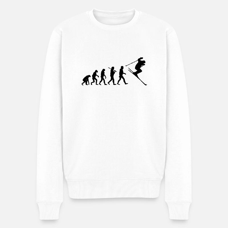 ski - Pull Premium bio Homme - blanc