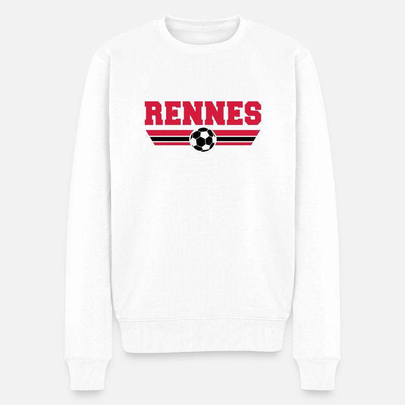 Rennes foot 2013 - Pull Premium bio Homme - blanc
