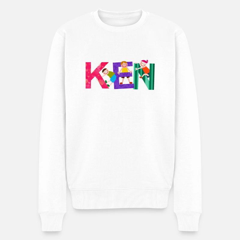 Ken - Pull Premium bio Homme - blanc