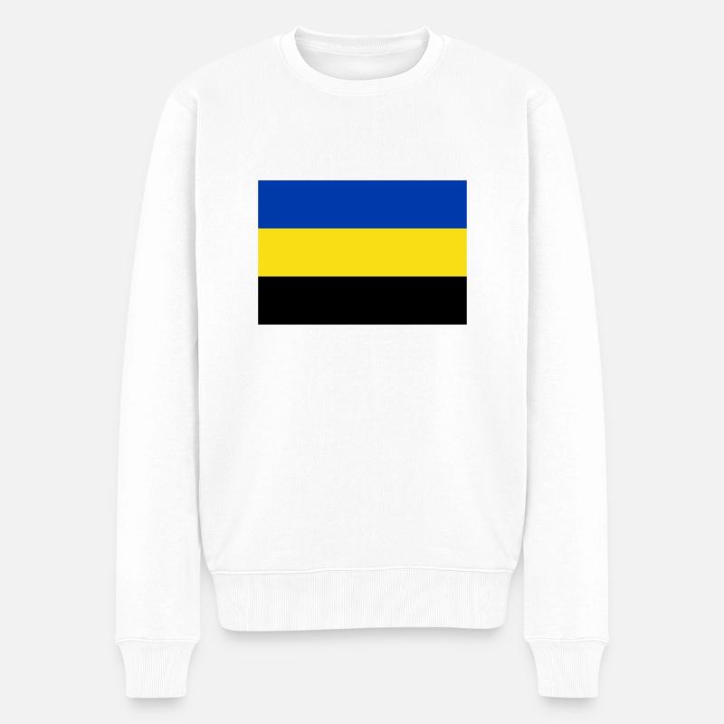 Drapeau de la Gueldre - Pull Premium bio Homme - blanc