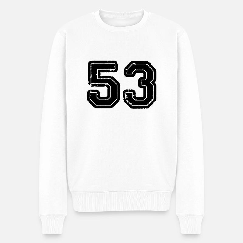 53 - Pull Premium bio Homme - blanc