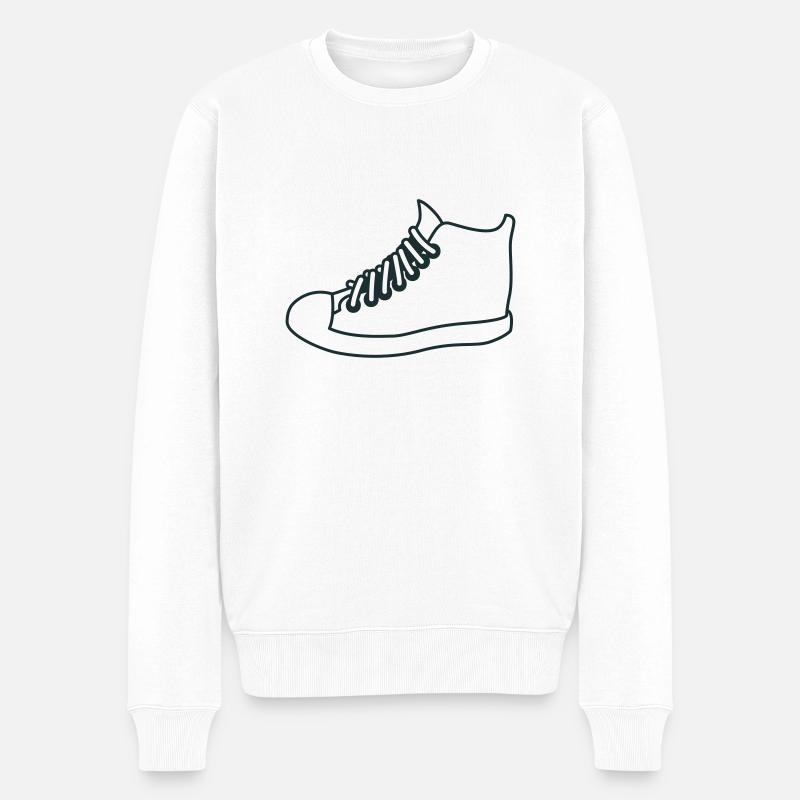 Sandsandschuhe - Männer Premium Bio Pullover - Weiß