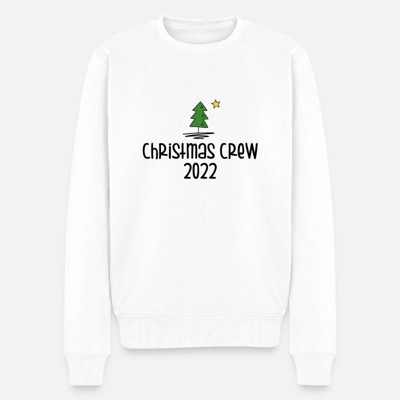 Équipage de Noël 2022 - Pull Premium bio Homme - blanc