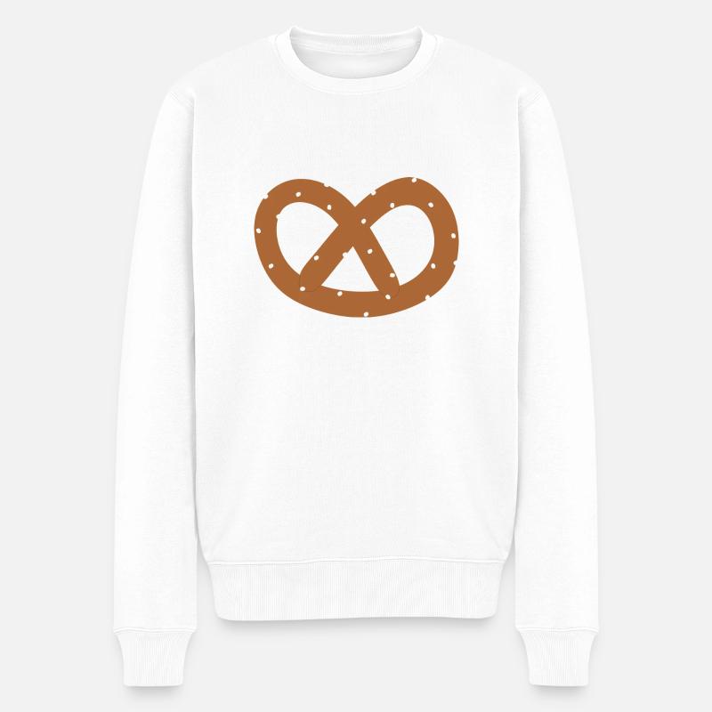 Bretzel - Pull Premium bio Homme - blanc
