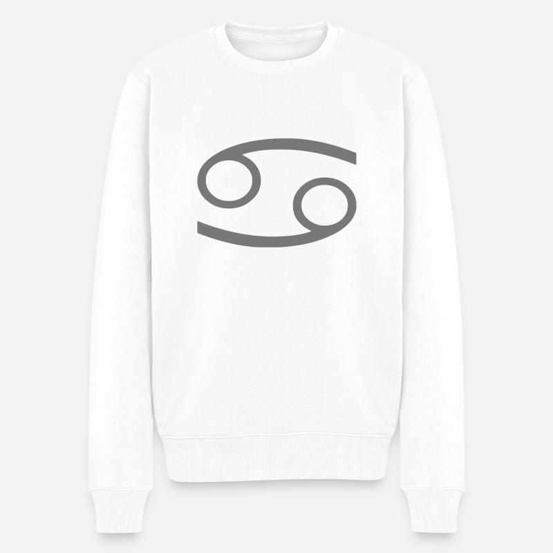 69 Stellung - Männer Premium Bio Pullover - Weiß