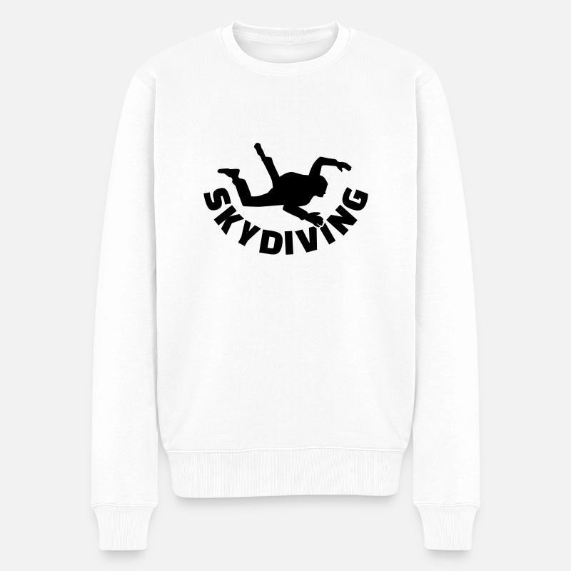 Skydiving - Pull Premium bio Homme - blanc