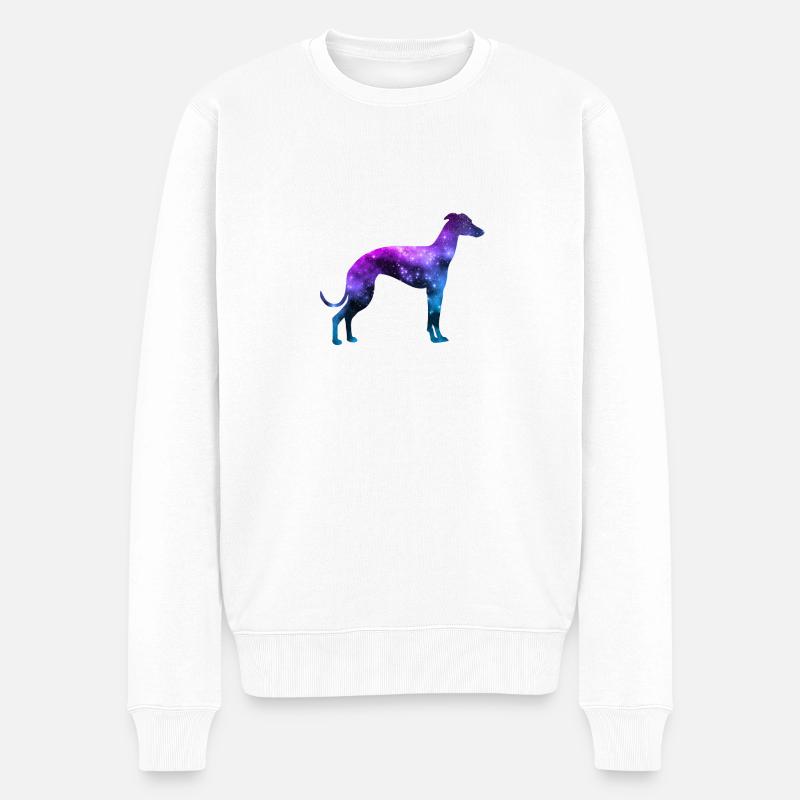Chien de l'espace - Pull Premium bio Homme - blanc