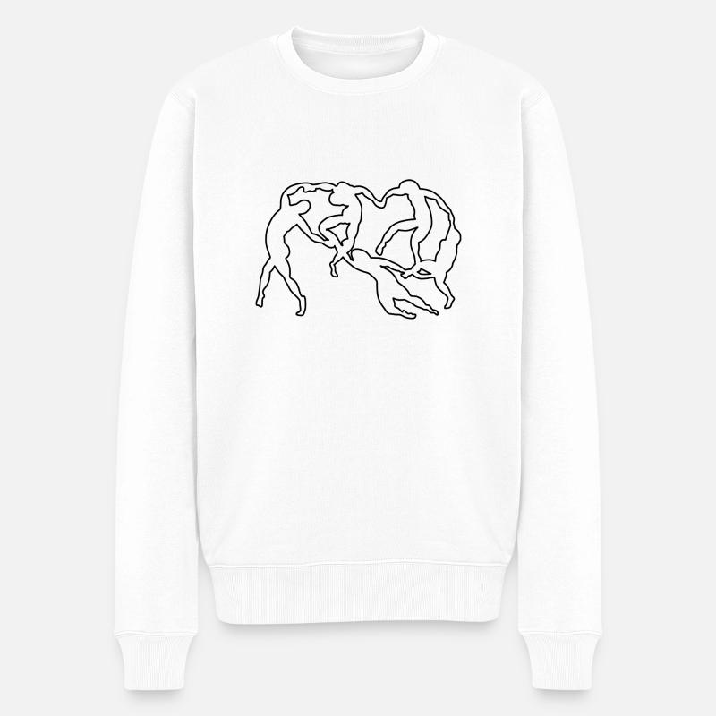 danser - Pull Premium bio Homme - blanc