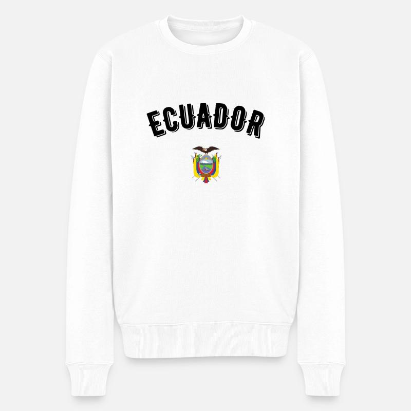 Ecuador - Pull Premium bio Homme - blanc