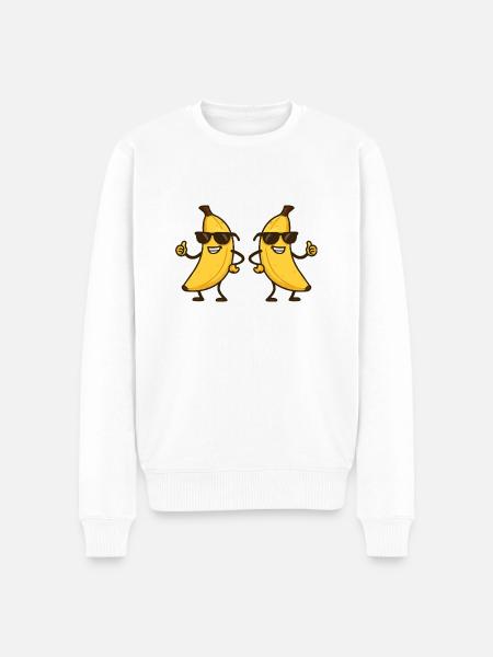 Babane Comic Cool 2 - Men's Premium Organic Jumper - white
