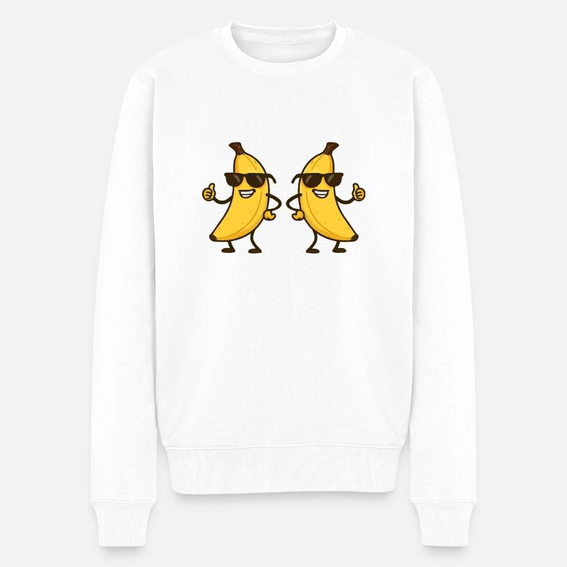 Babane Bande Dessinée Cool 2 - Pull Premium bio Homme - blanc