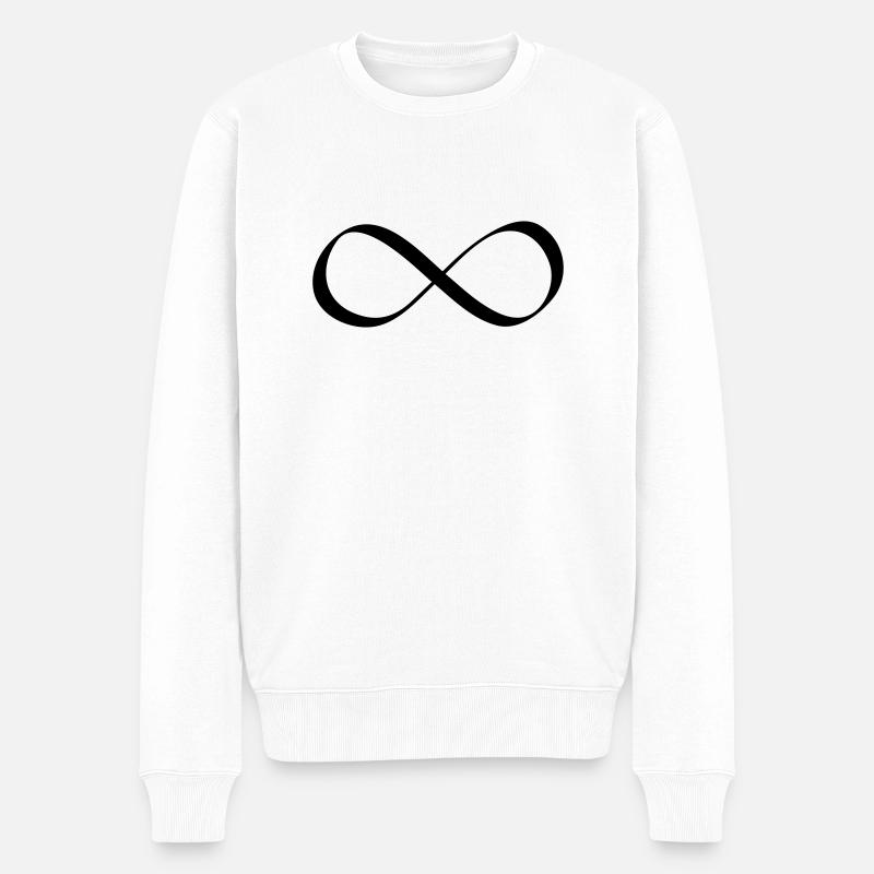infinity__f1 - Pull Premium bio Homme - blanc