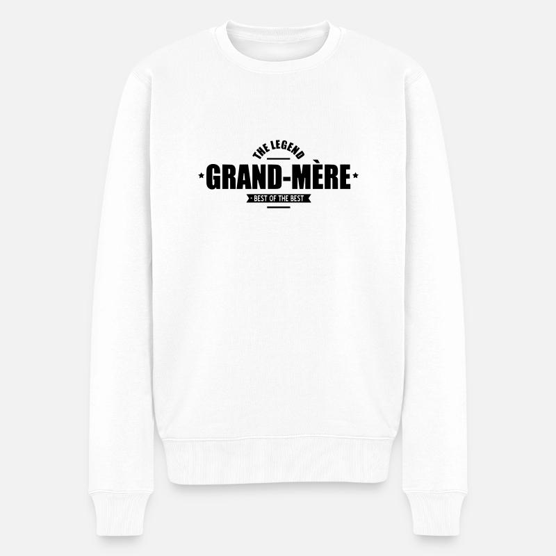 grand-mère - Pull Premium bio Homme - blanc