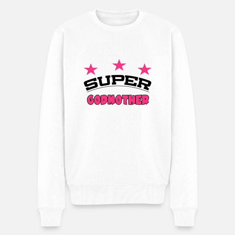 Super godmother - Pull Premium bio Homme - blanc
